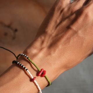 Za Bracelet | Gelang Tali Serut Japanese Beads dengan Stone