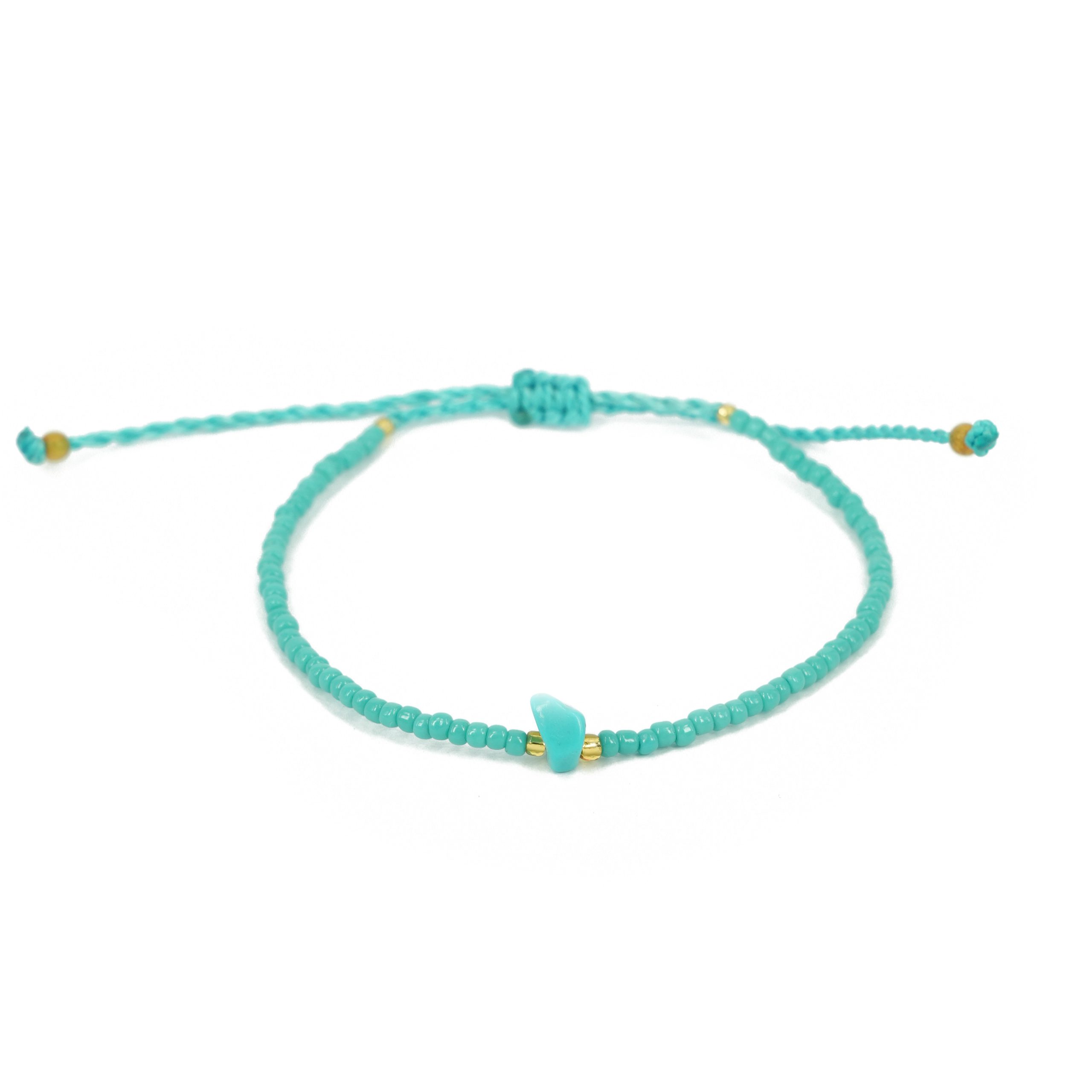 Za Bracelet | Gelang Tali Serut Japanese Beads dengan Stone