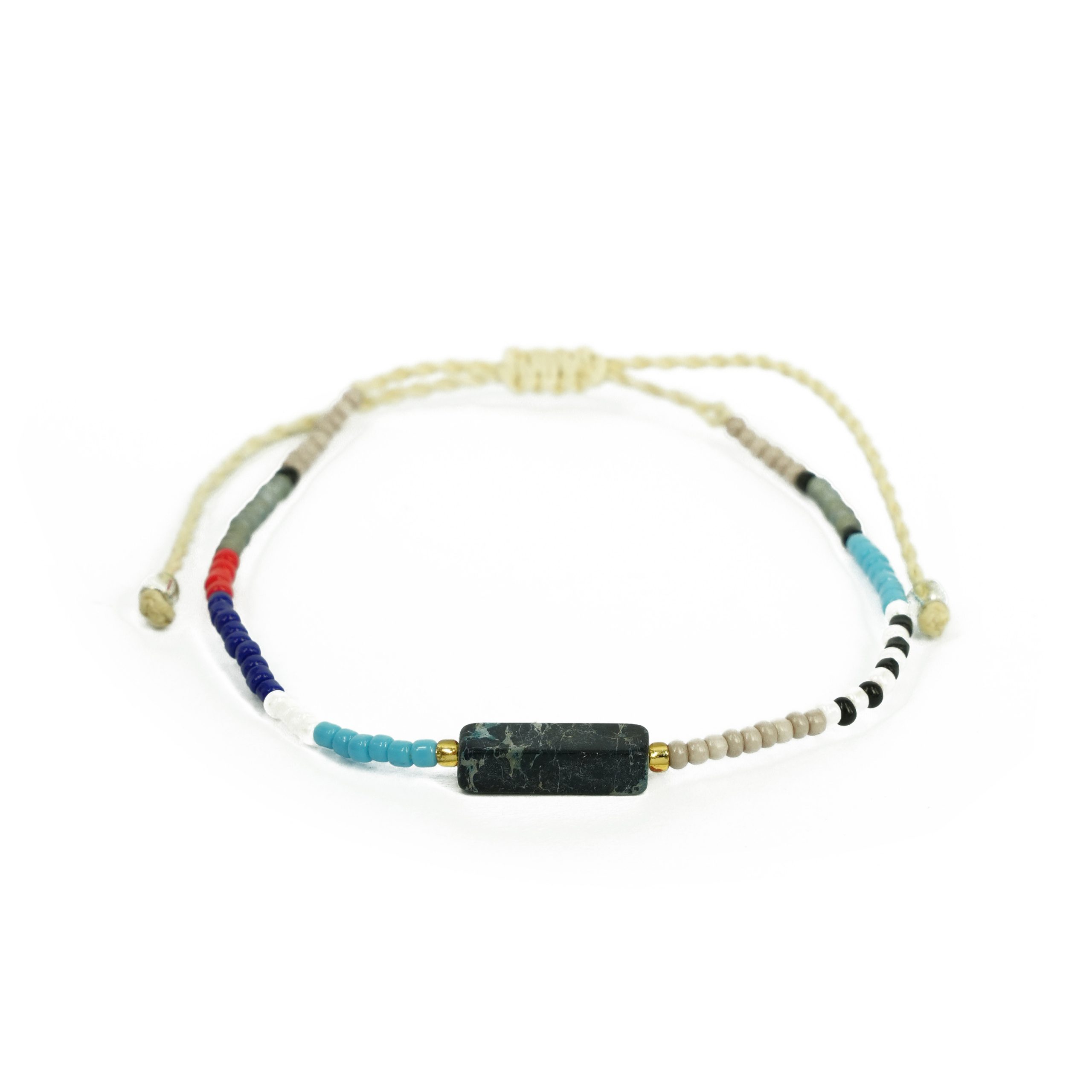 Za Bracelet | Gelang Tali Serut Japanese Beads dengan Stone