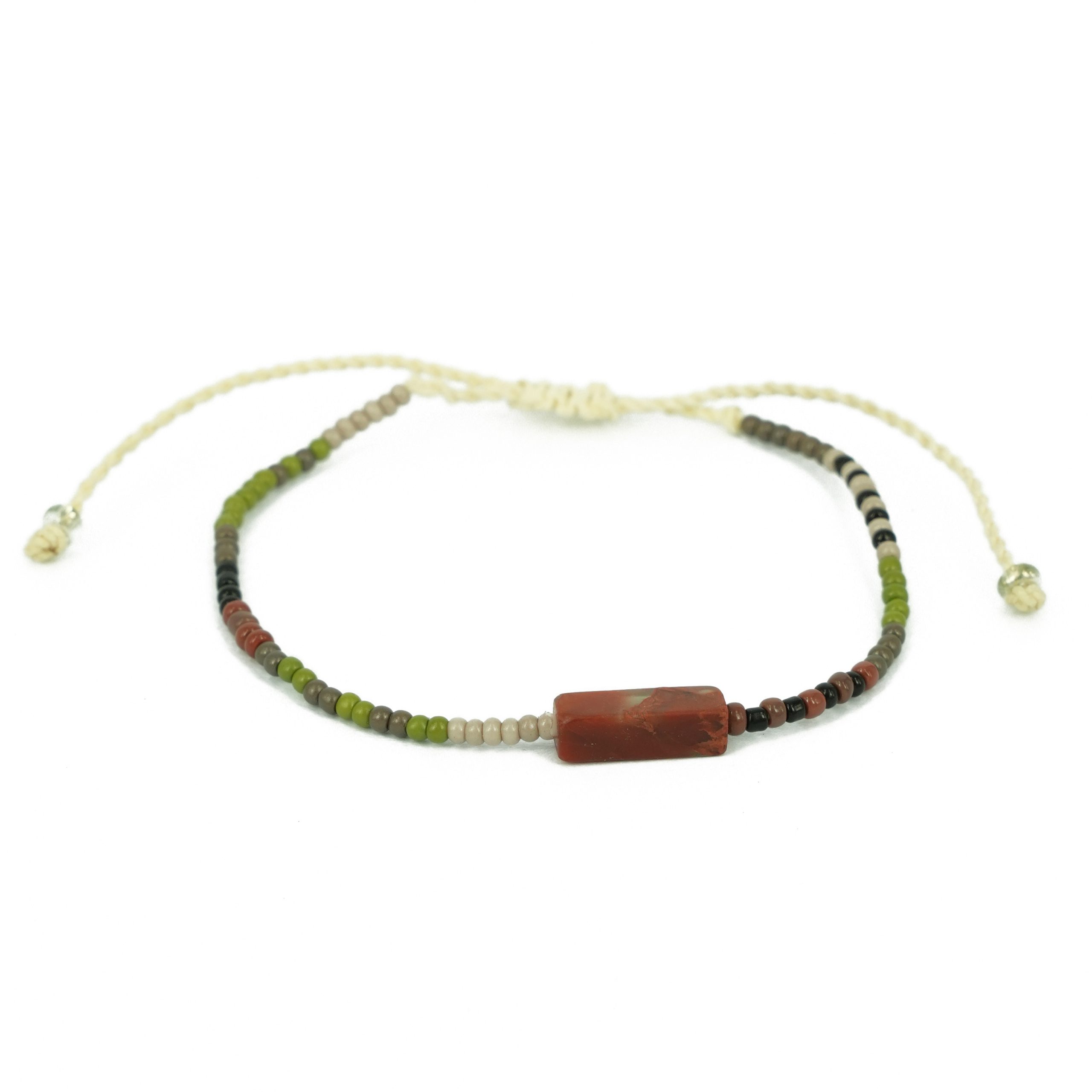 Za Bracelet | Gelang Tali Serut Japanese Beads dengan Stone