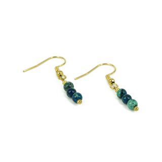 Za Earrings | Anting Stainless Steel Hook Gold