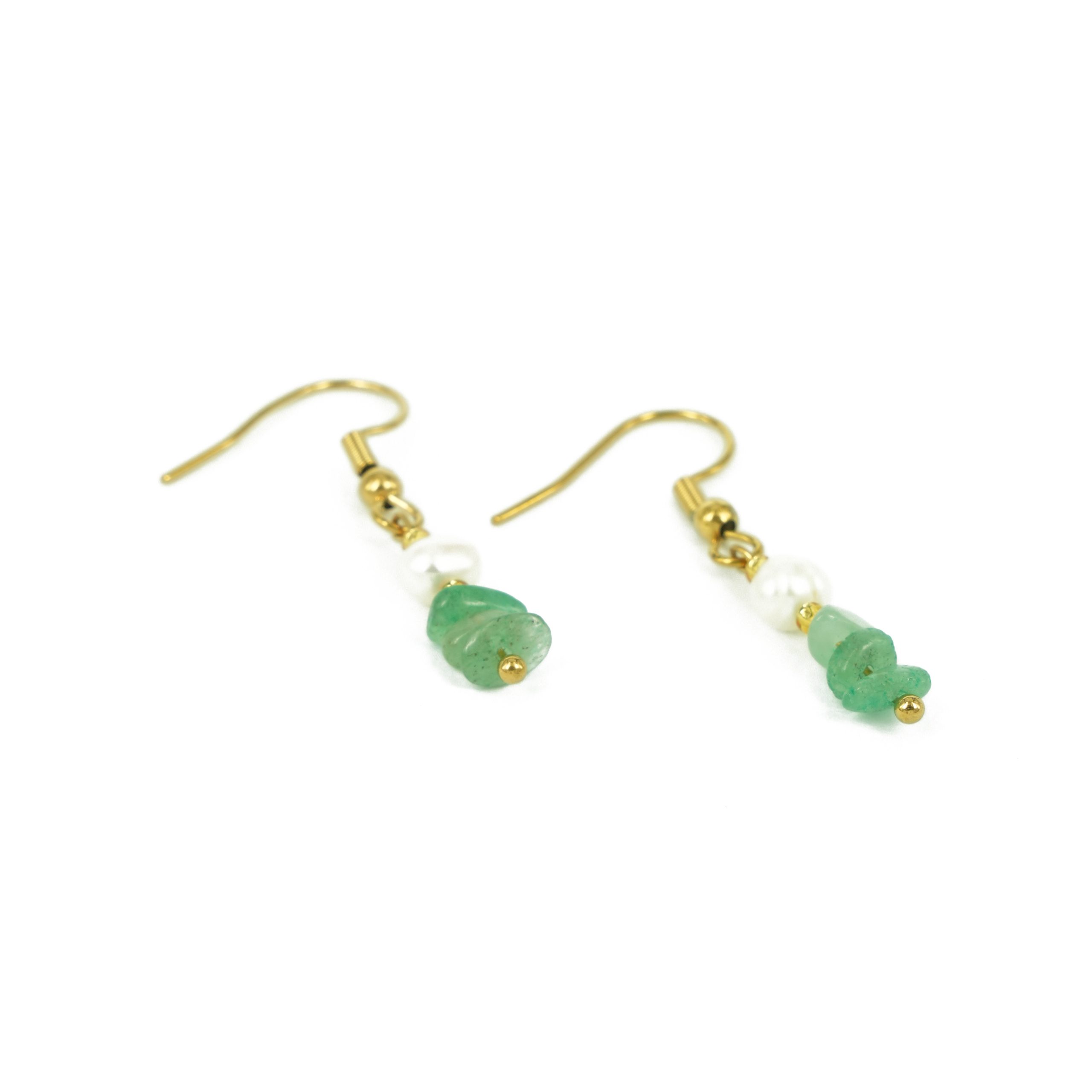 Za Earrings | Anting Stainless Steel Hook Gold