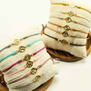 Za Bracelet | Gelang Tali Zodiac Bulat Gold