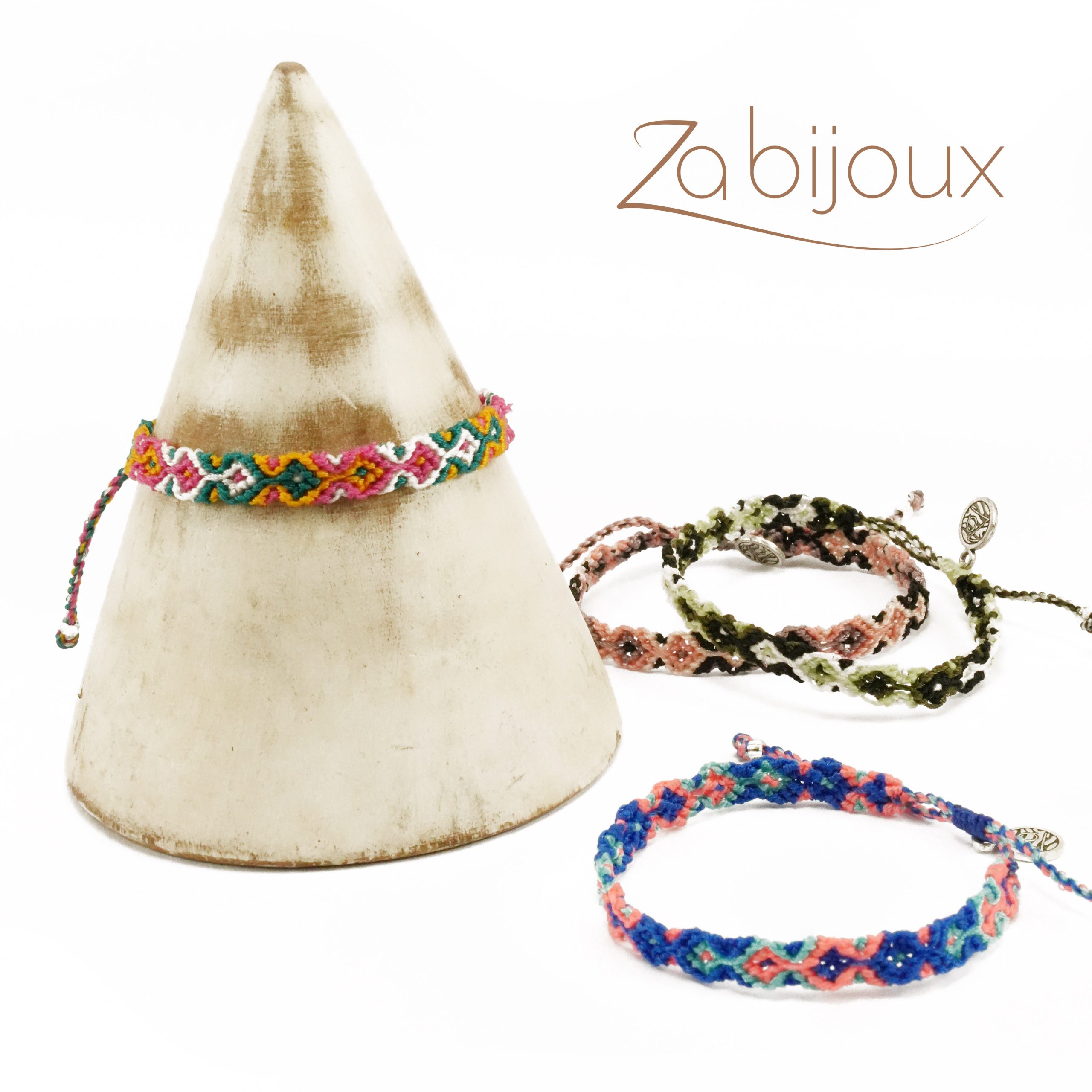 Za Bracelet | Gelang Makrame Kepang lima Handmade