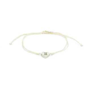 Za Bracelet | Gelang Tali Zodiac Love Pendant Silver