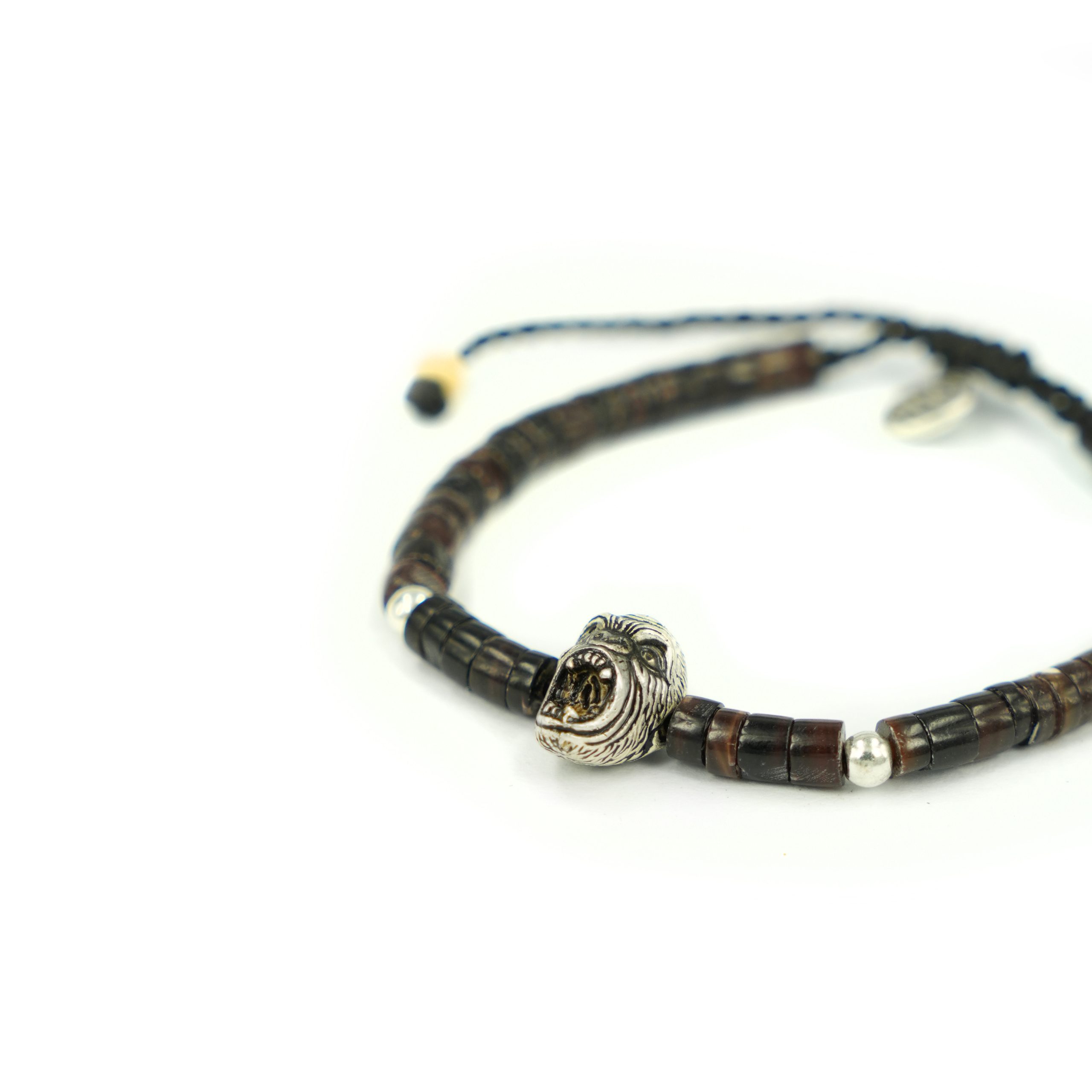 Black Pin Shell with Charm Bracelets