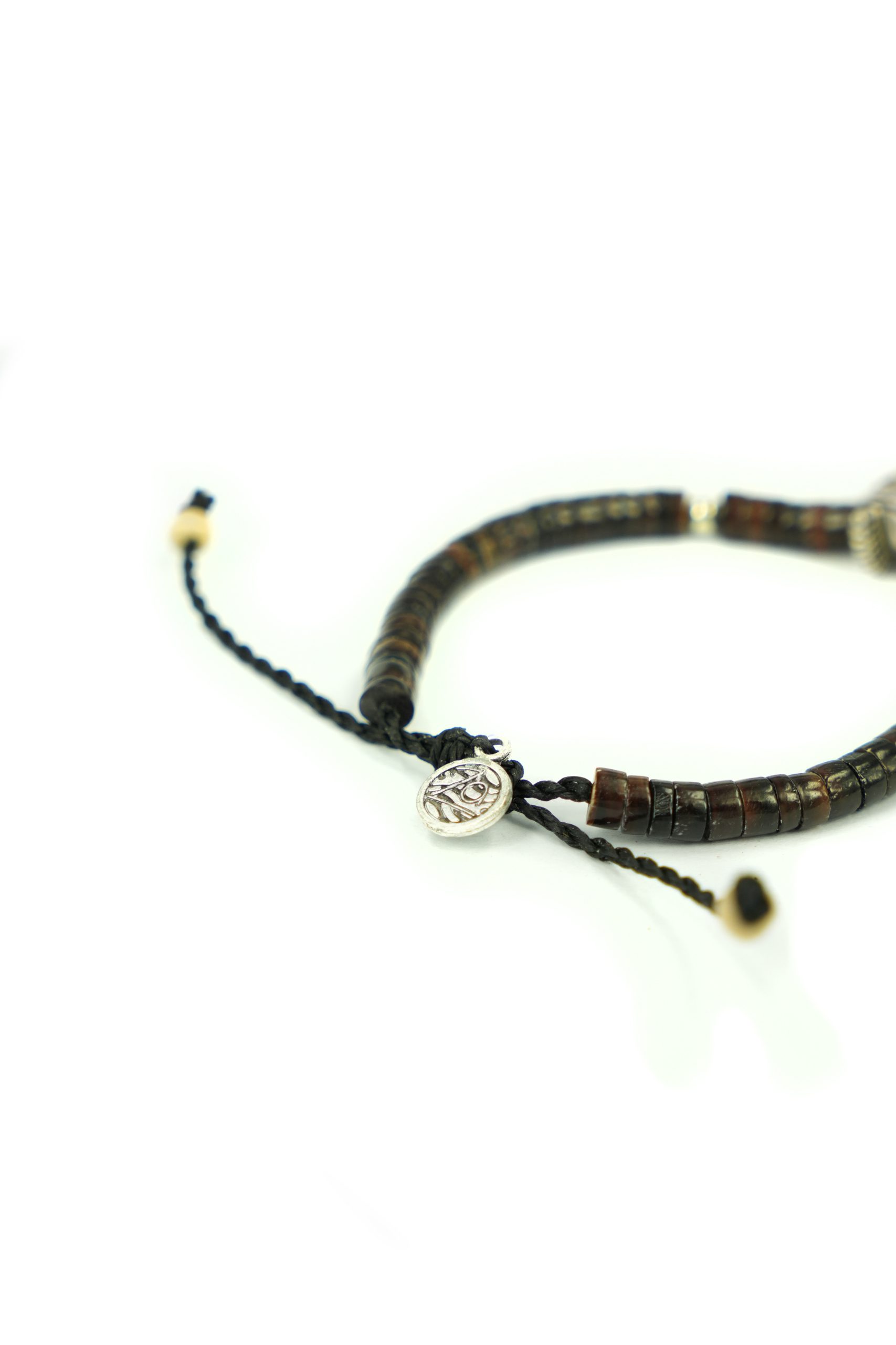 Black Pin Shell with Charm Bracelets
