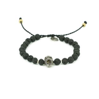 Lava Stone with Charm Bracelets