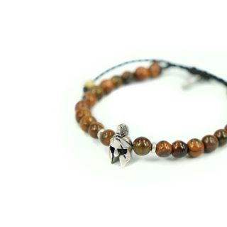 Tigers Eye Stone with Charm Bracelet