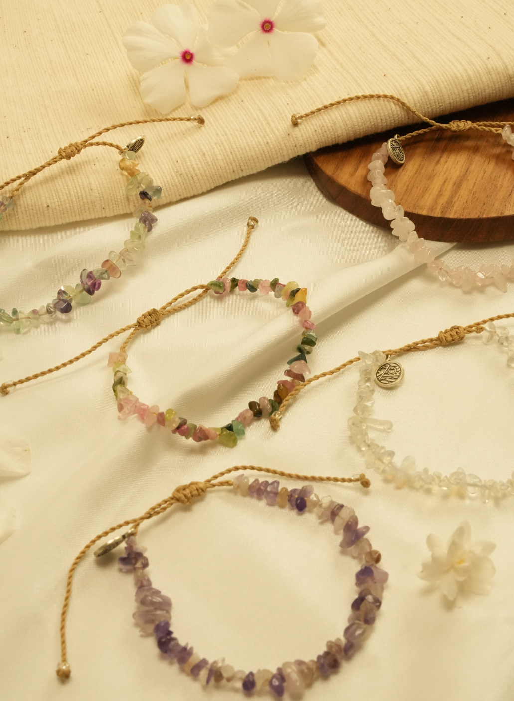 Za Bracelet | Gelang Tali dengan Batu Pecah